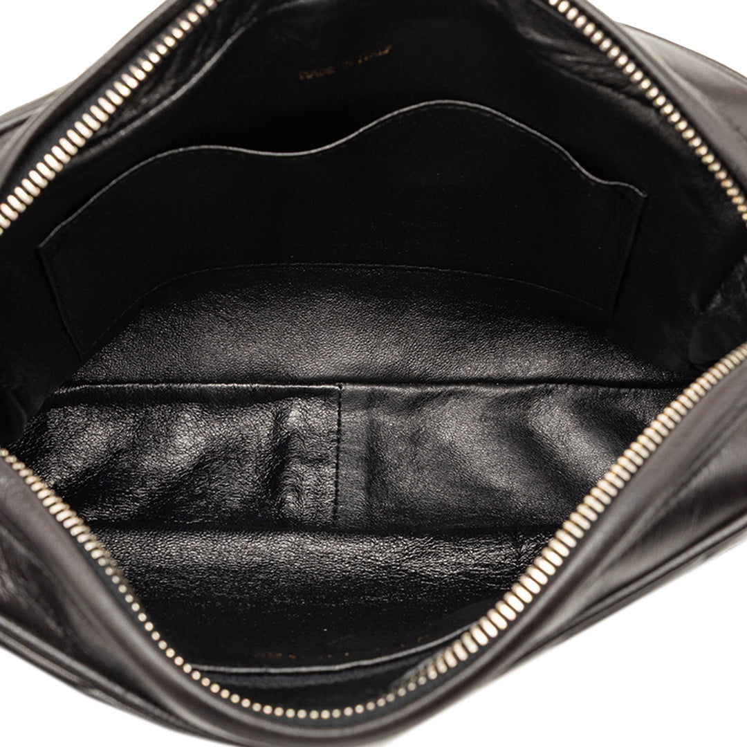 Chanel CC Diagonal Matelassé Cuir d’agneau Pompon Sac caméra