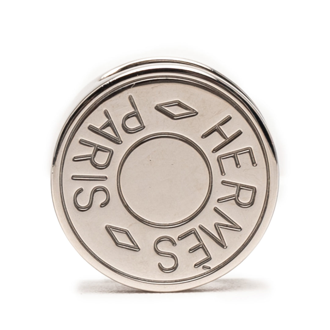 Hermès Palladium Plated Clou De Selle Foulard Bague Argenté – GABY PARIS Authentique
