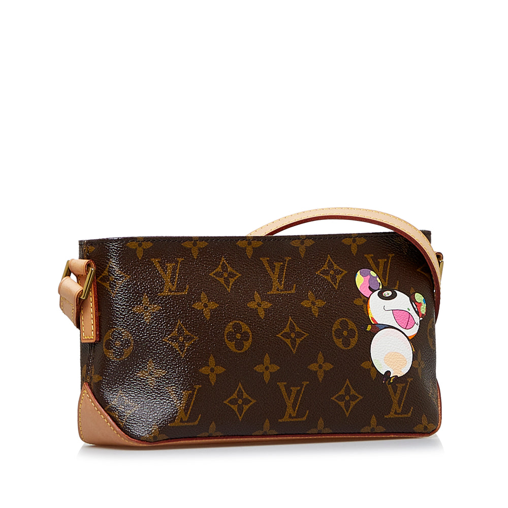 x Takashi Murakami Monogram Panda Trotteur Brown - Gaby Paris