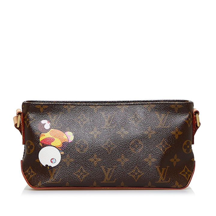 x Takashi Murakami Monogram Panda Trotteur Brown - Gaby Paris