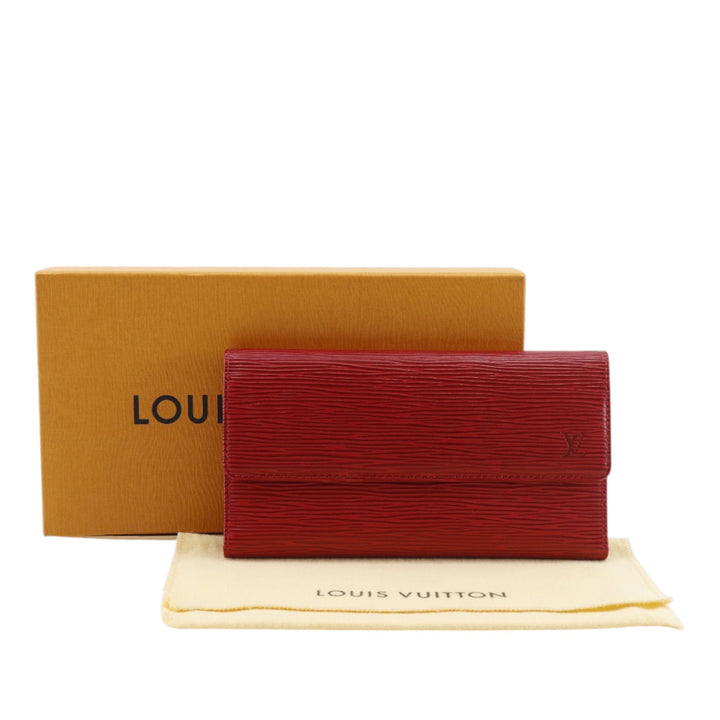 Louis Vuitton Epi Porte Tresor International Portefeuille long