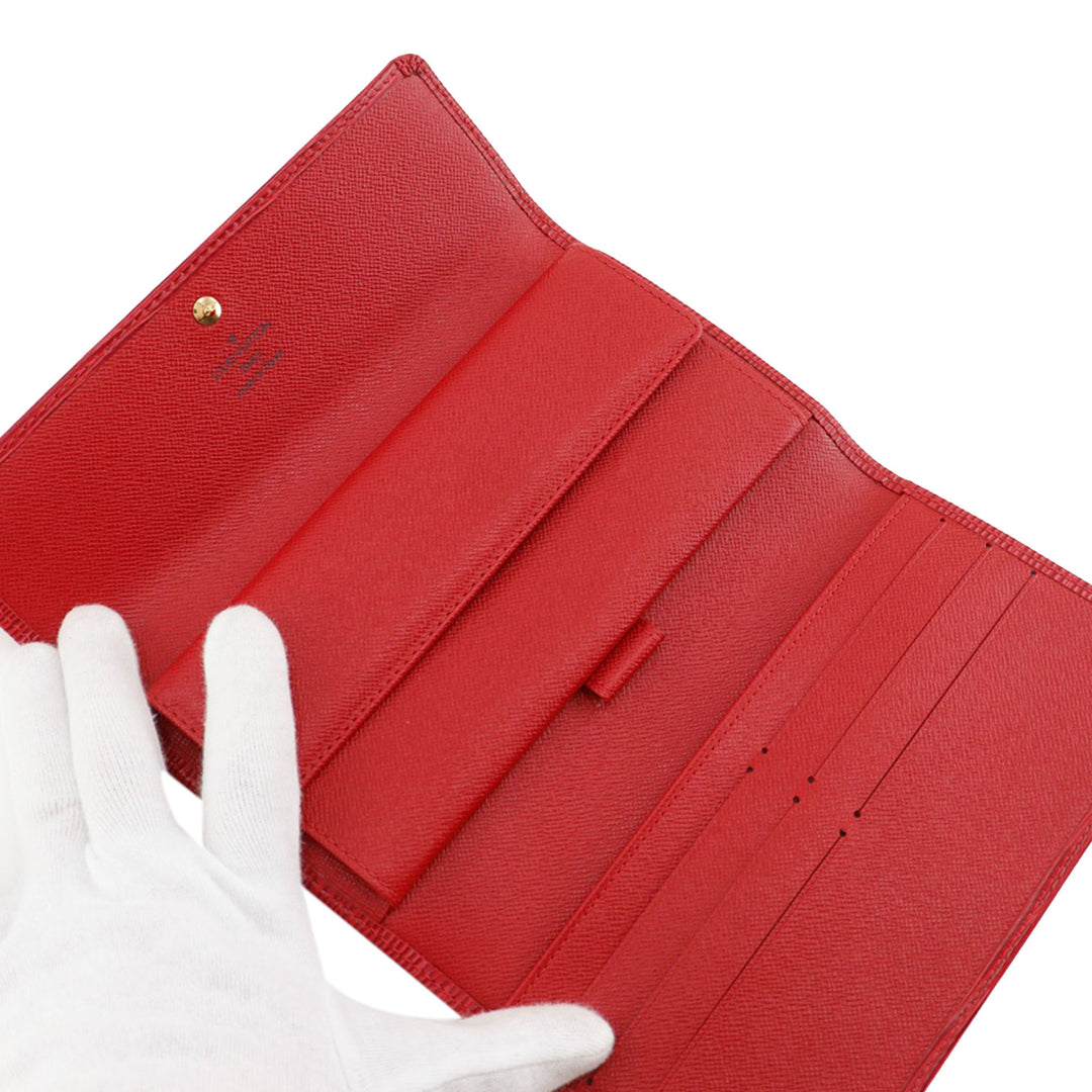 Louis Vuitton Epi Porte Tresor International Portefeuille long