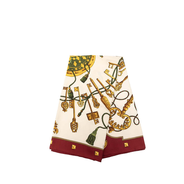 Les Cles Foulard 90 Rouge