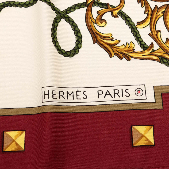 Les Cles Foulard 90 Rouge