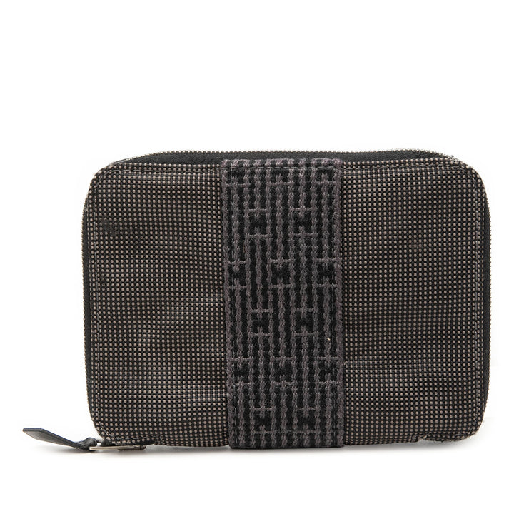 Hermès Toile Herline Zip Portefeuille