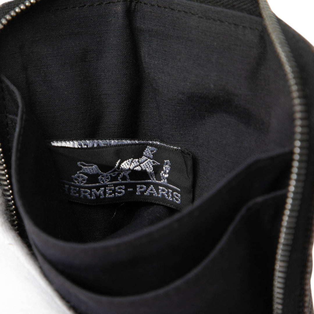 Hermès Toile Herline Zip Portefeuille