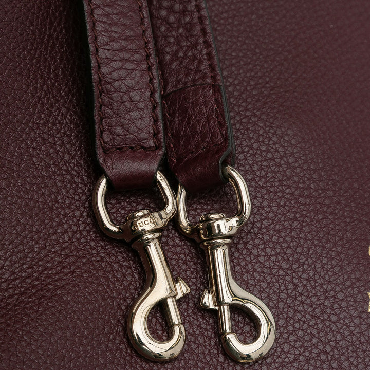 Gucci Medium Cuir de veau Bamboo Shopper Sac cartable Rouge – GABY PARIS Authentique