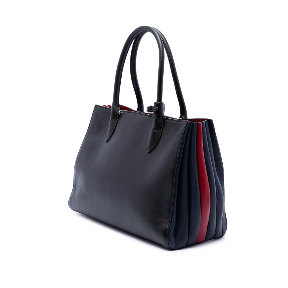 Prada City Veau Bibliotheque Sac Noir – vue 2 – GABY PARIS