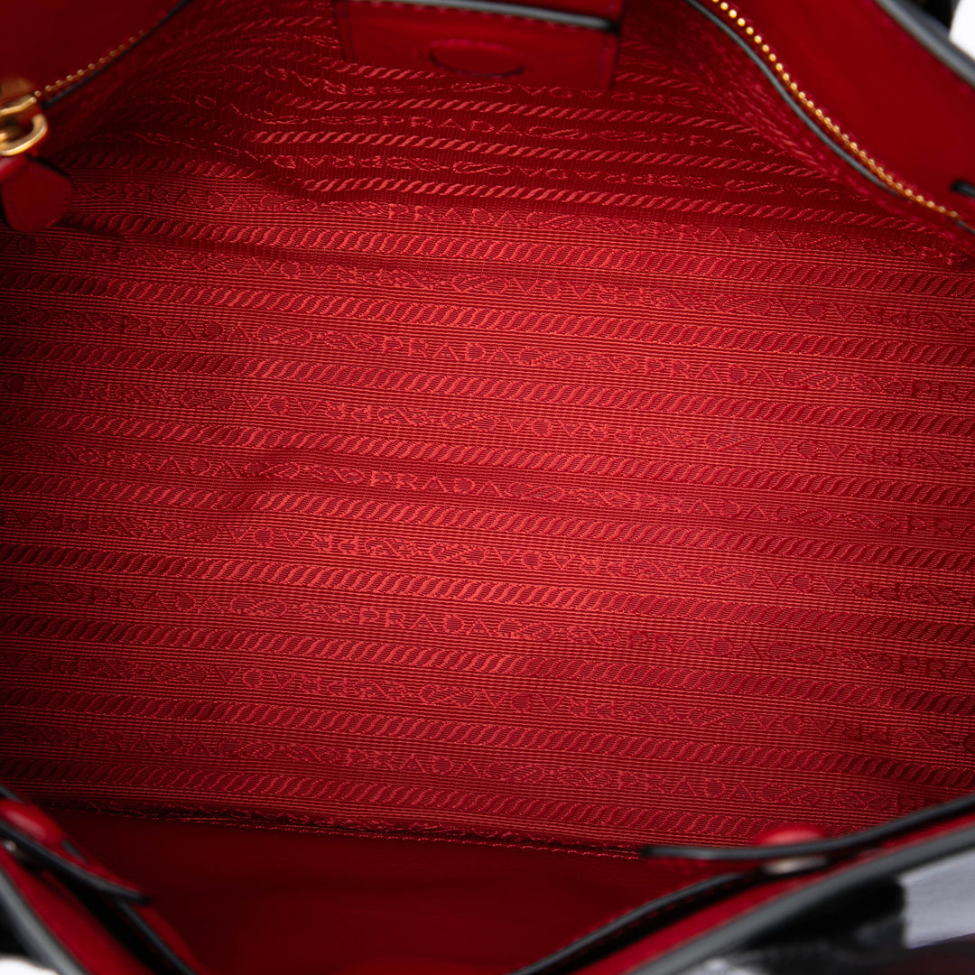 Prada City Veau Bibliotheque Sac Noir – vue 4 – GABY PARIS