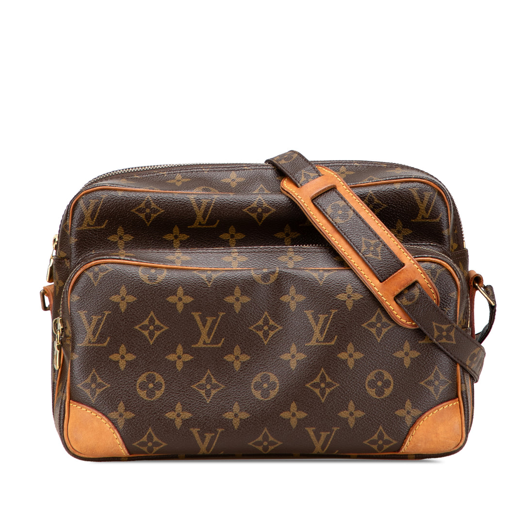 Monogram Nil Crossbody Brown - Gaby Paris