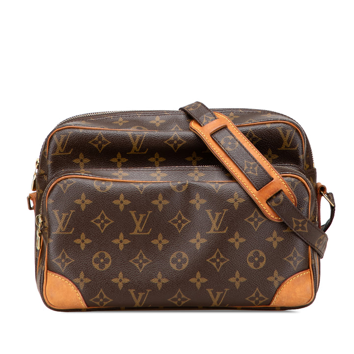 Monogram Nil Crossbody Brown - Gaby Paris