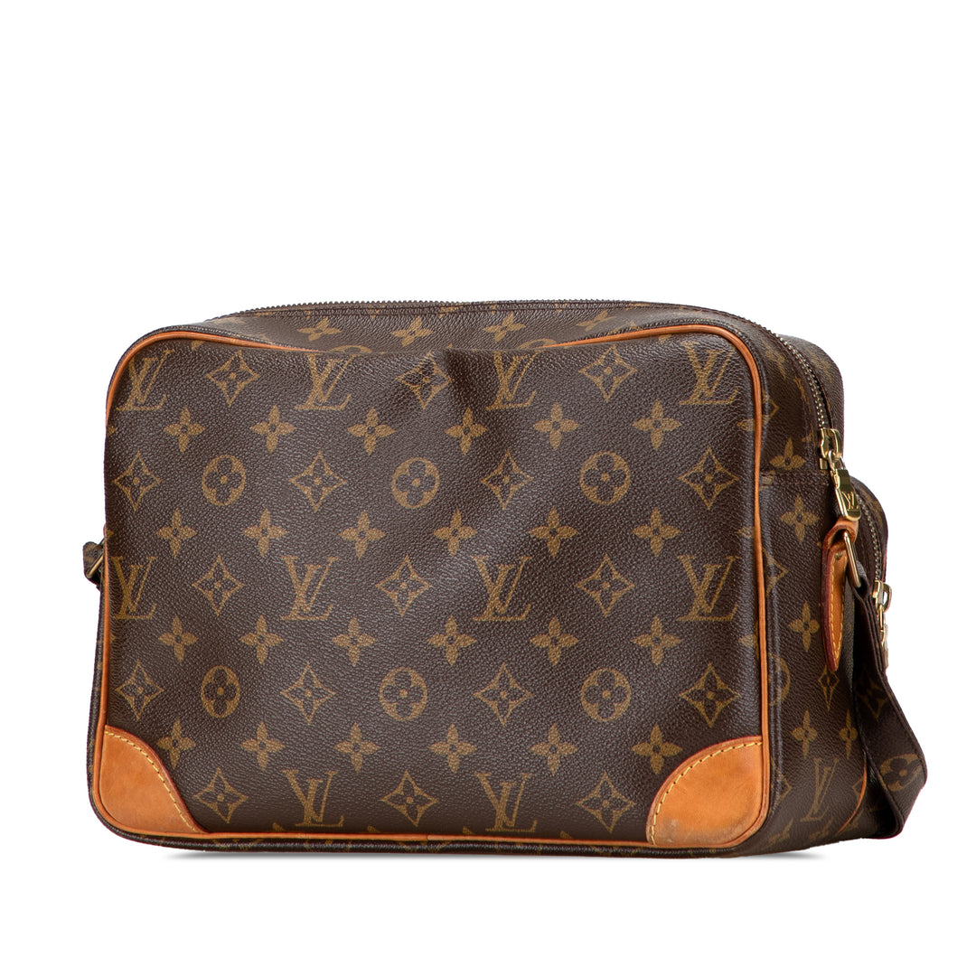 Monogram Nil Crossbody Brown - Gaby Paris