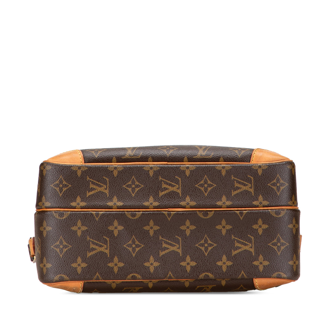 Monogram Nil Crossbody Brown - Gaby Paris