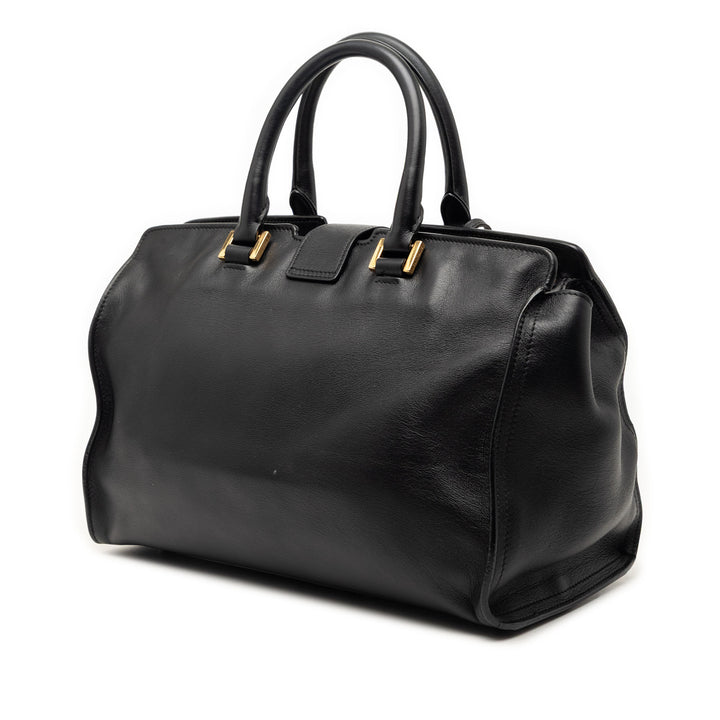 Saint Laurent Small Cuir Cabas Chyc Sac