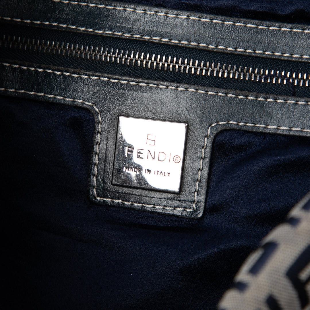 Fendi Zucchino Toile Double rabat Mamma