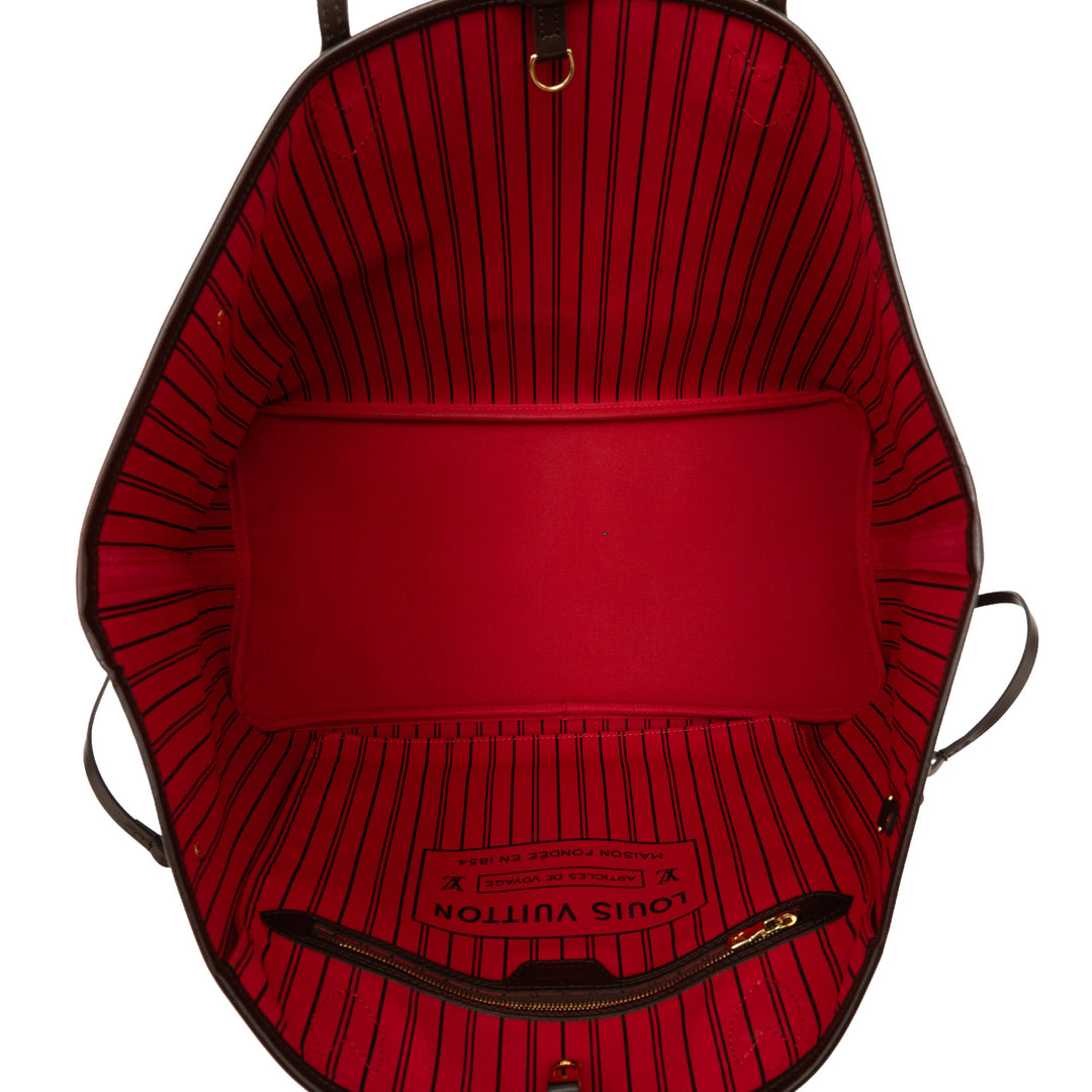 Louis Vuitton Neverfull GM Damier Ébène Marron – vue 4 – GABY PARIS