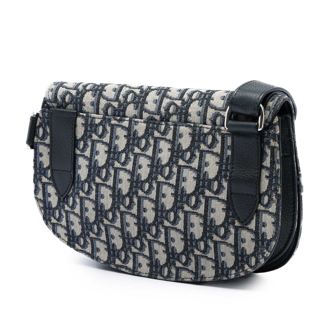 Dior Saddle Sac Messenger Oblique Bleu