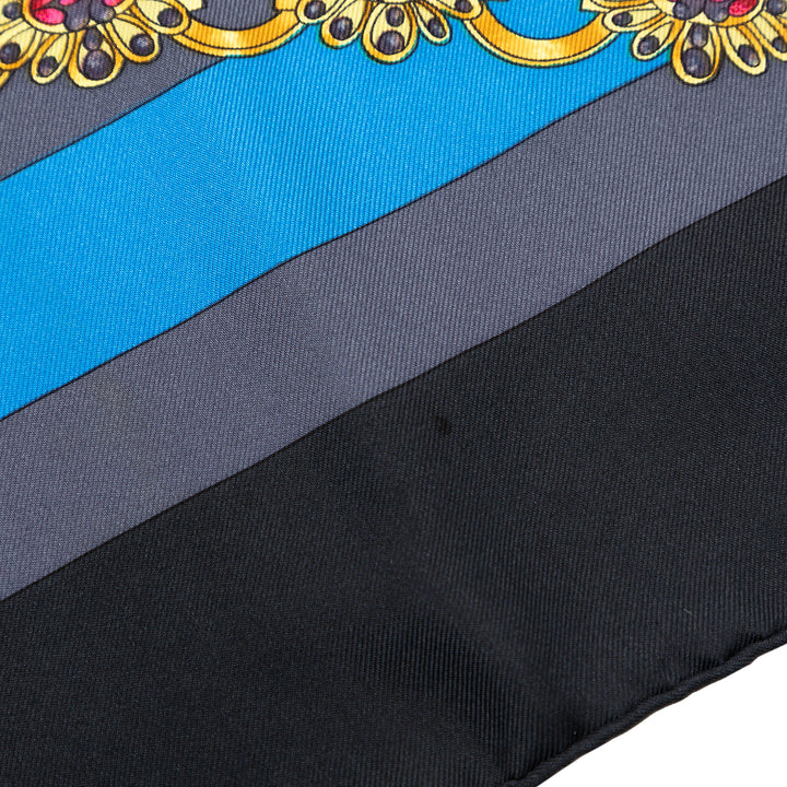 La Ronde des Heures Foulard 90 Noir