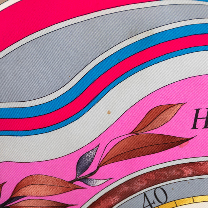 La Ronde des Heures Foulard 90 Noir