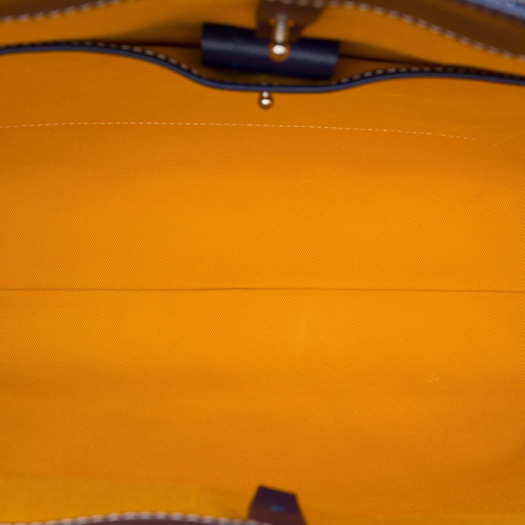 Goyard Sac à main Voltaire III Goyardine Bleu – vue 4 – GABY PARIS