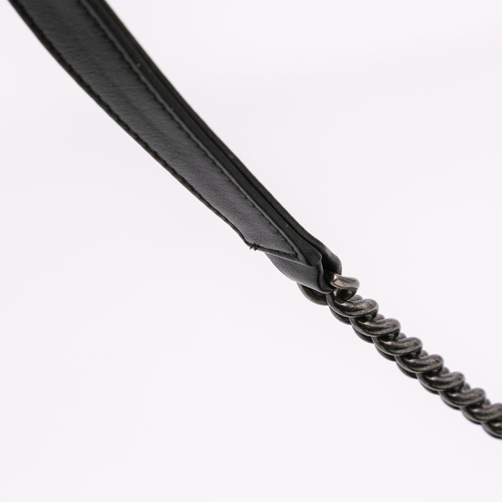 Chanel Shearling East West Boy Flap Noir