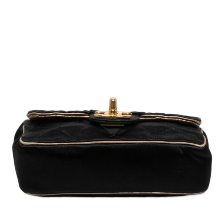 Chanel Matelassé à rabat Extra Mini Noir – vue 3 – GABY PARIS