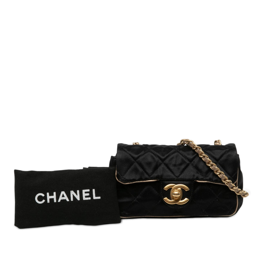 Chanel Matelassé à rabat Extra Mini Noir – vue 6 – GABY PARIS