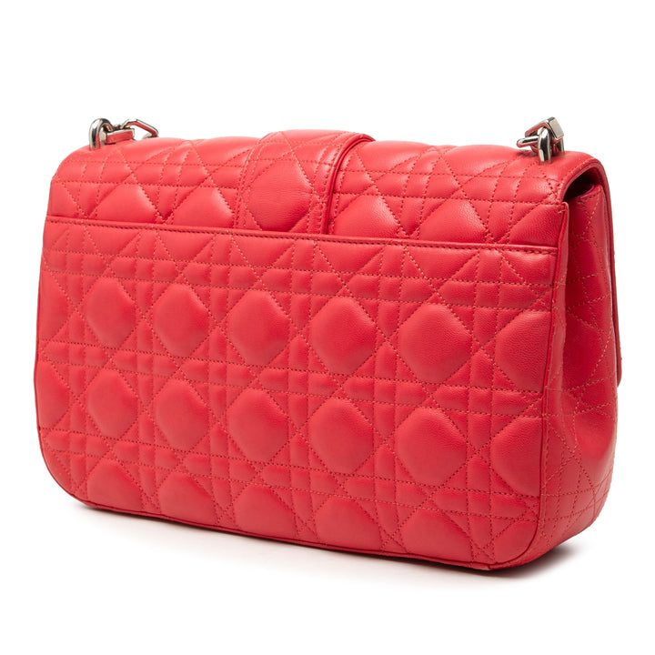 Dior Medium Cuir d’agneau Cannage Miss Dior à rabat