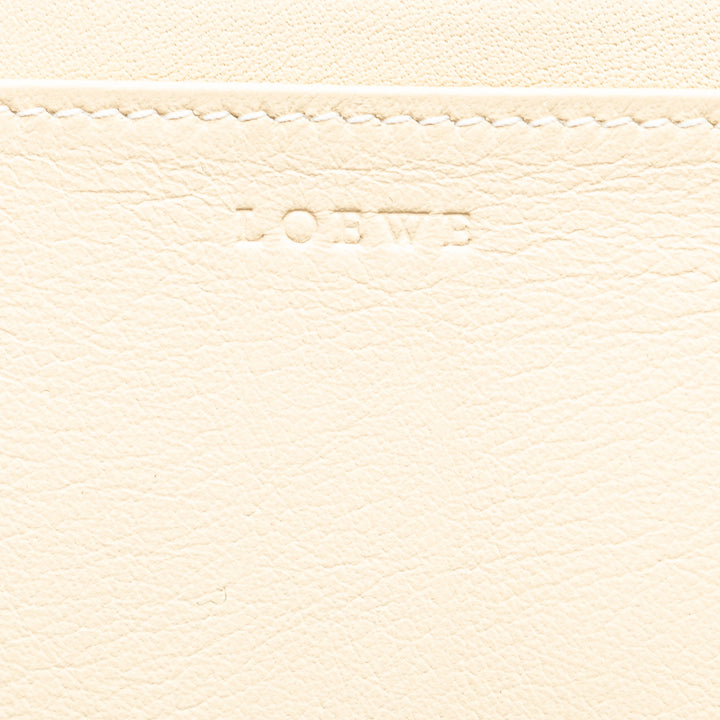 Anagram Grained Calfskin Long Wallet Black - Gaby Paris