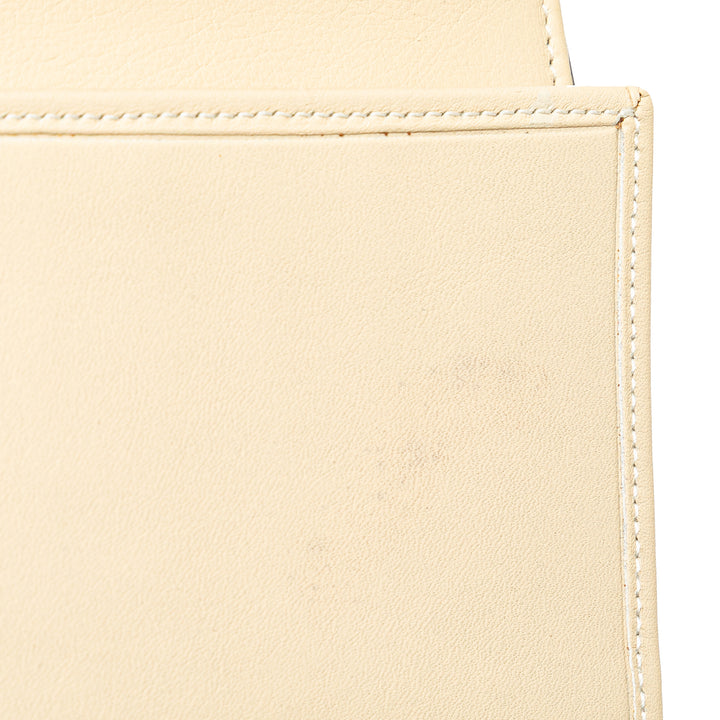 Anagram Grained Calfskin Long Wallet Black - Gaby Paris