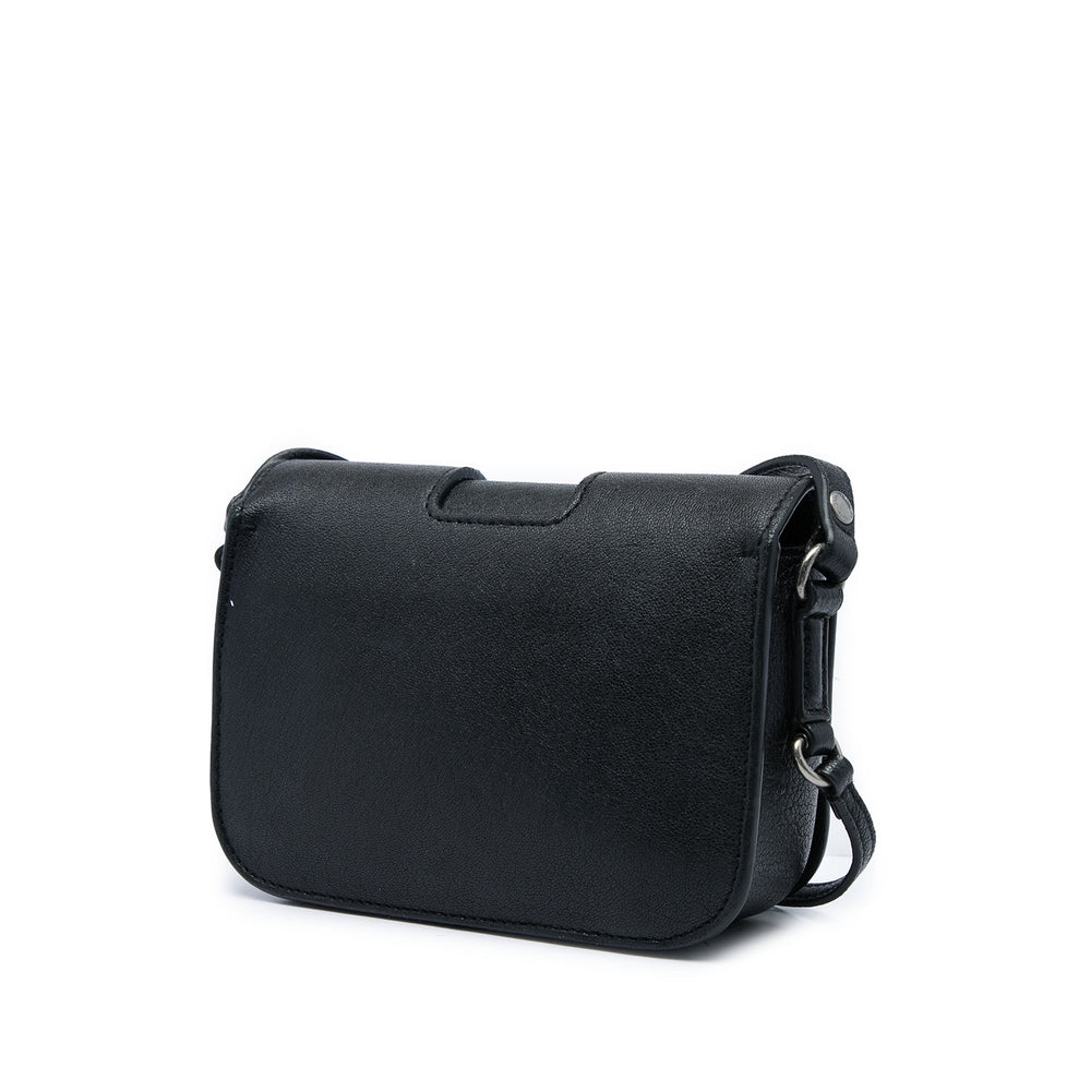 Saint Laurent Sac bandoulière Charlotte Toy Cuir d'agneau Noir – vue 2 – GABY PARIS
