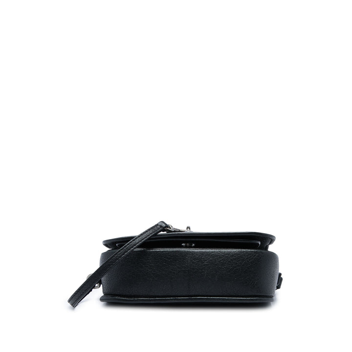 Saint Laurent Sac bandoulière Charlotte Toy Cuir d'agneau Noir – vue 3 – GABY PARIS