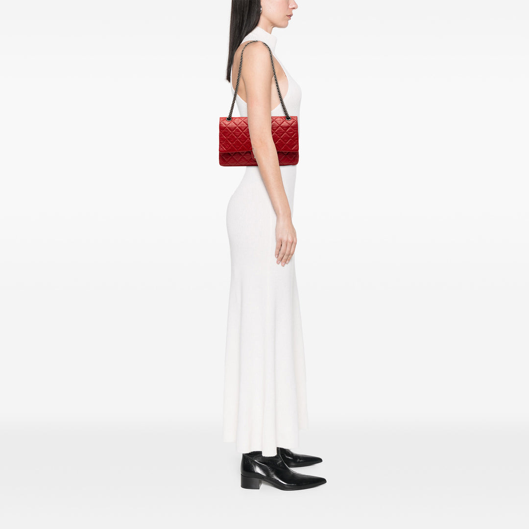 Chanel Matelassé vieilli Cuir de veau Reissue 2.55 Double rabat 226