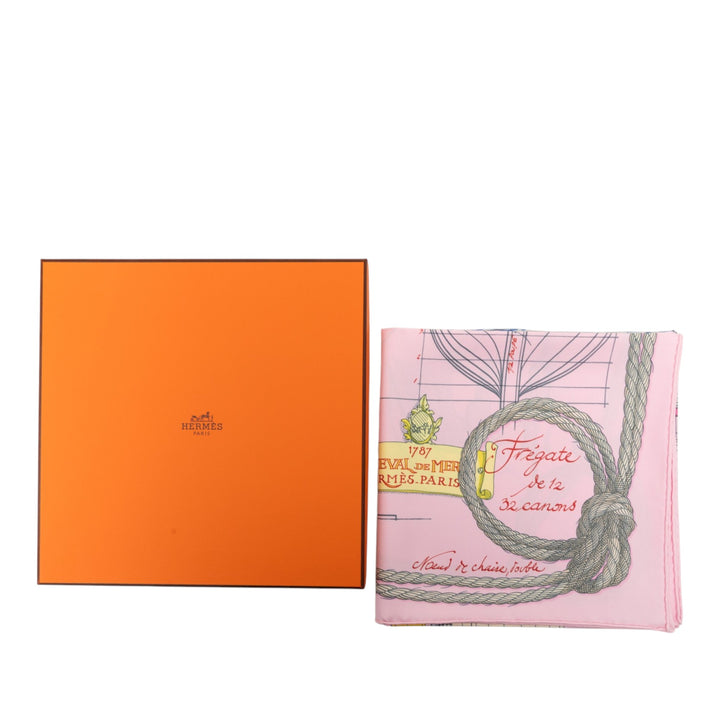 Hermès Cheval de Mer Soie Foulard 90