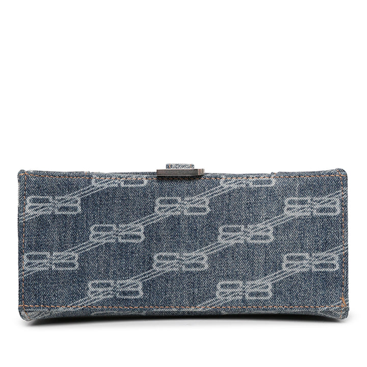 Balenciaga Sac à main Hourglass à Monogram Petit Bleu – vue 3 – GABY PARIS