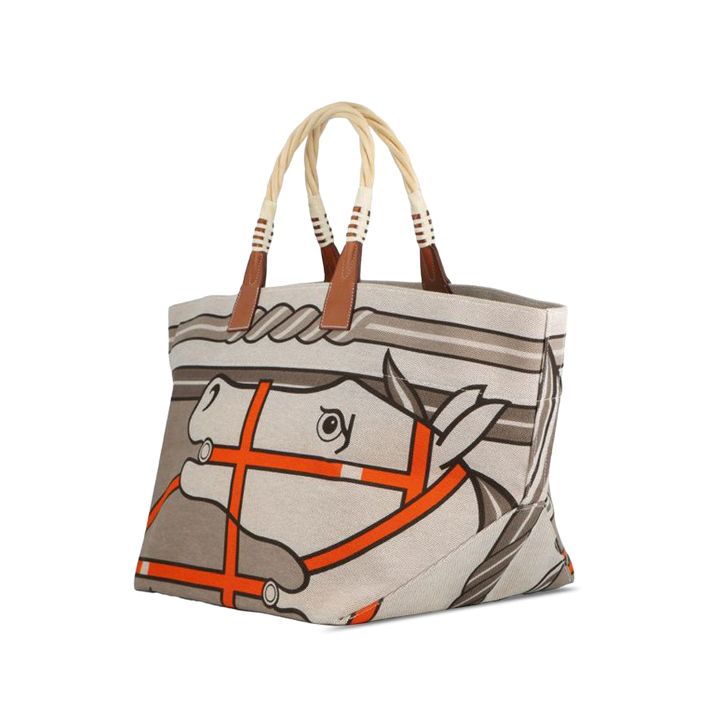 Hermès Toile H Plume Quadrige au Fil Steeple 31 – GABY PARIS Authentique