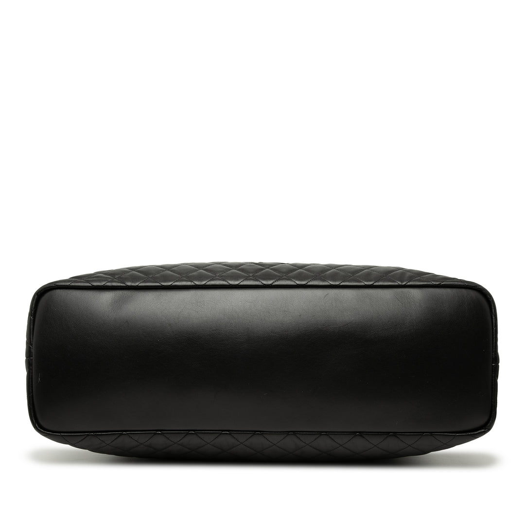 Saint Laurent Matelassé Cuir de veau ES Giant Sac de voyage