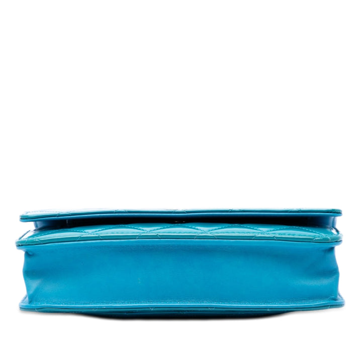 Chanel CC Matelassé Wallet on Chain Cuir