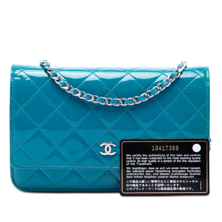 Chanel CC Matelassé Wallet on Chain Cuir