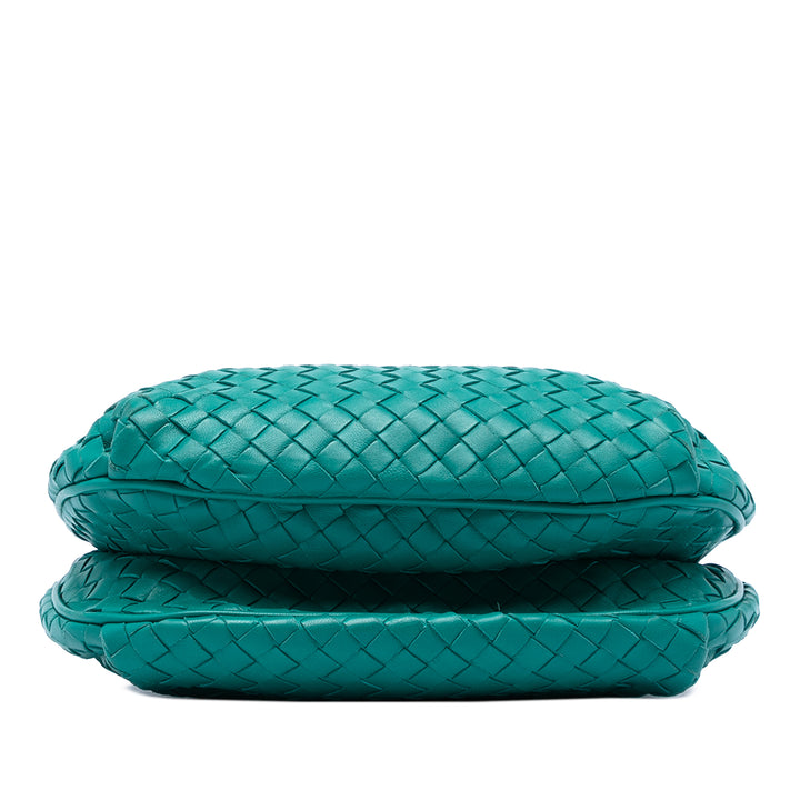 Intrecciato Sac à cordon nappa Vert