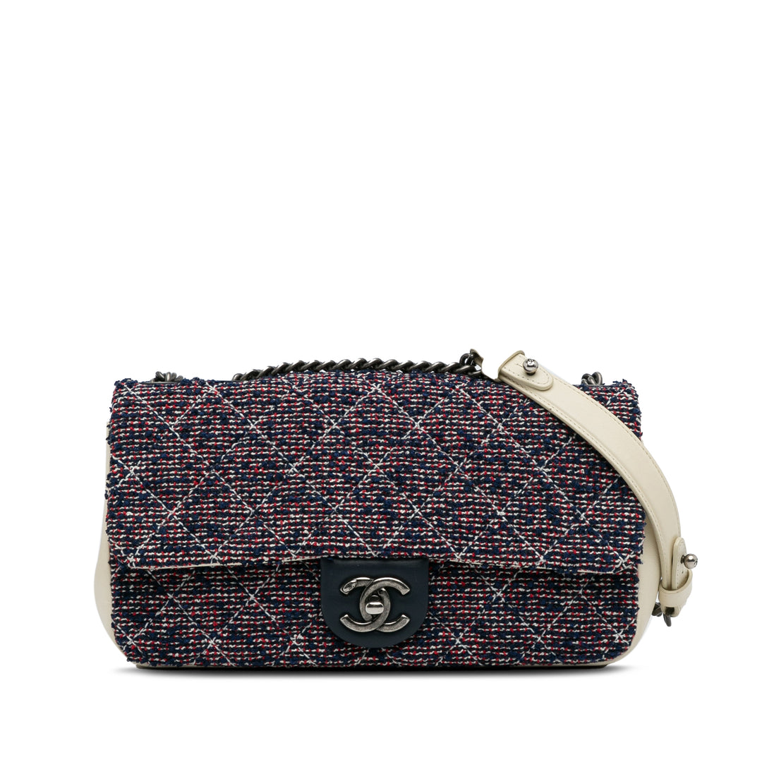 Small Airlines Tweed Flap Blue - Gaby Paris