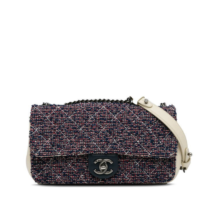Small Airlines Tweed Flap Blue - Gaby Paris