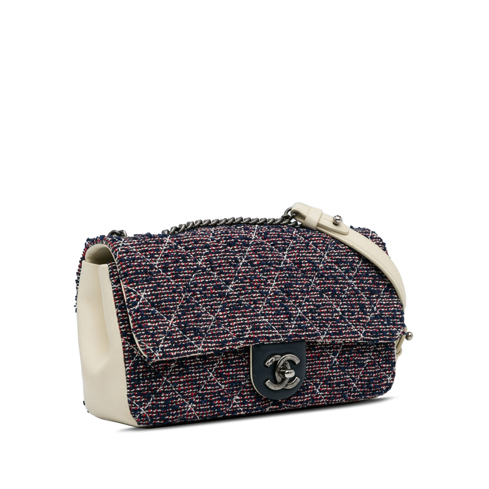 Small Airlines Tweed Flap Blue - Gaby Paris