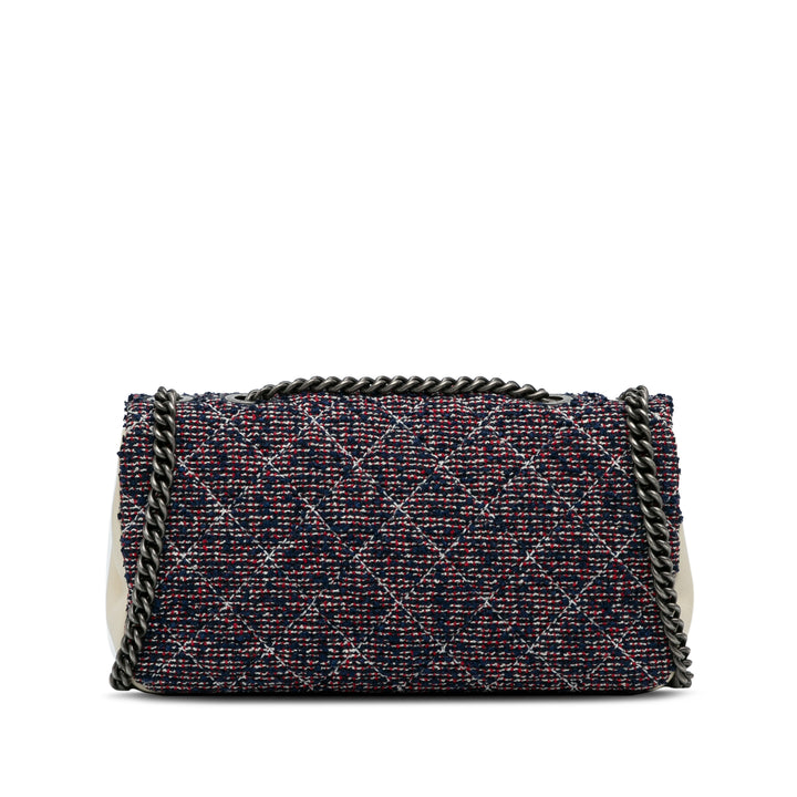 Small Airlines Tweed Flap Blue - Gaby Paris