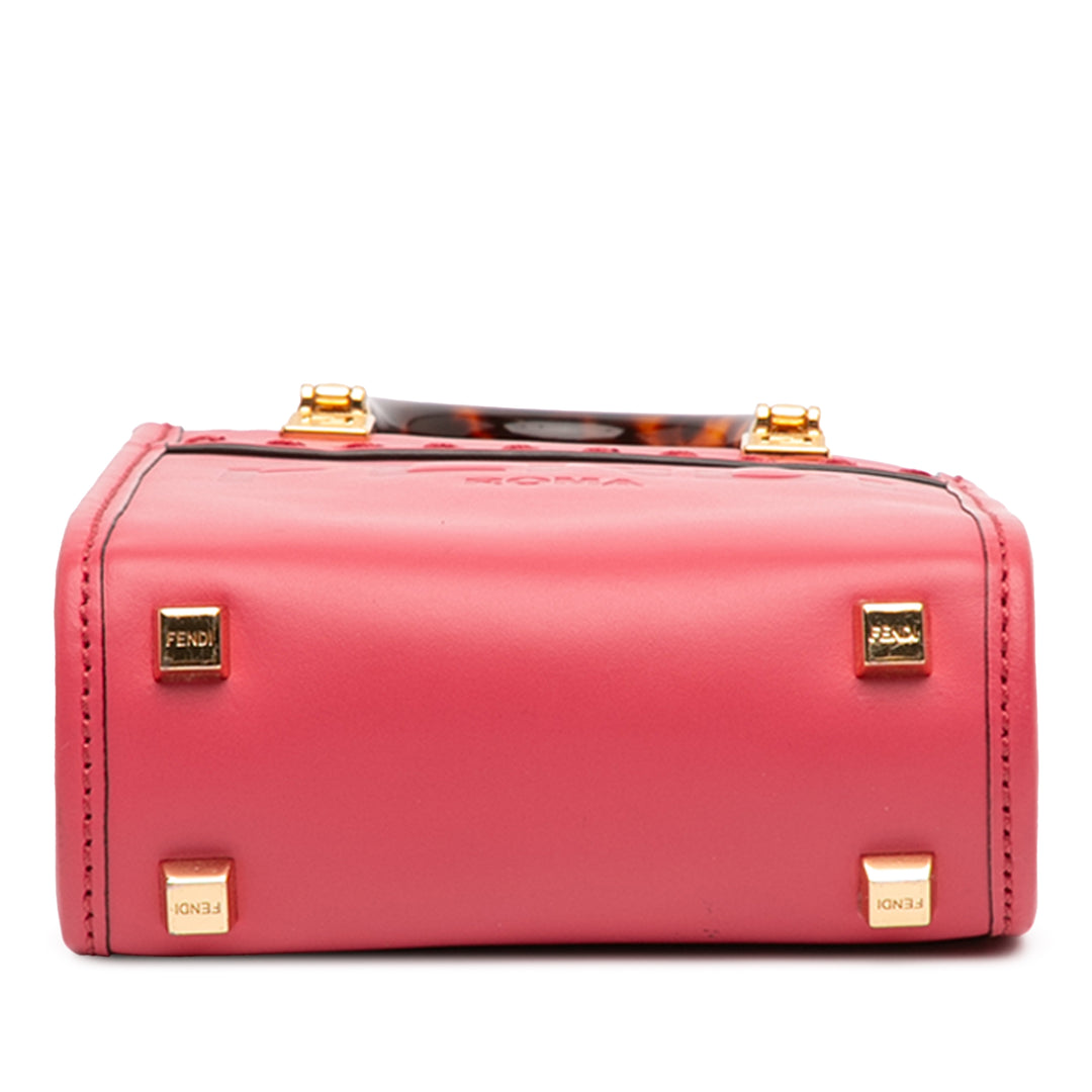 Fendi Mini Cuir Sunshine Shopper Cabas