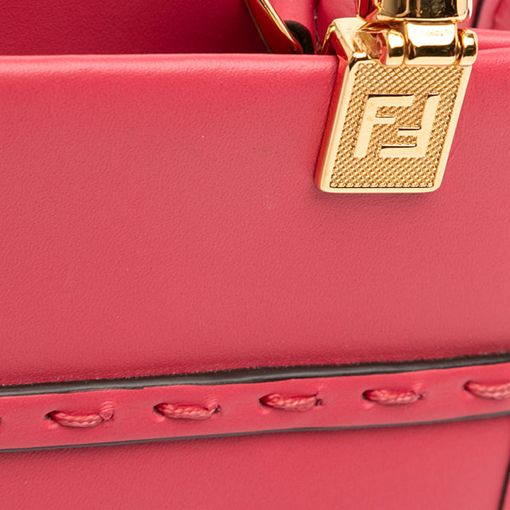 Fendi Mini Cuir Sunshine Shopper Cabas