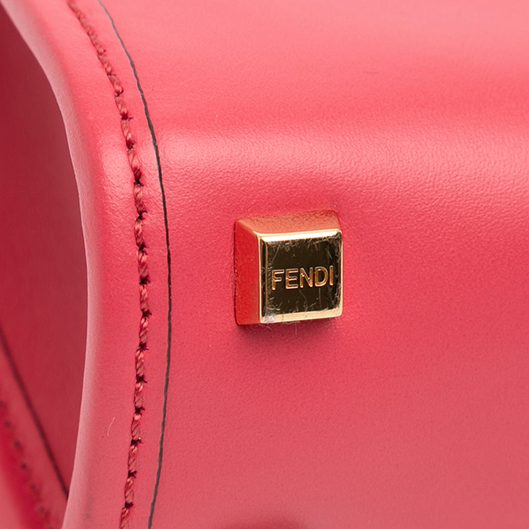 Fendi Mini Cuir Sunshine Shopper Cabas