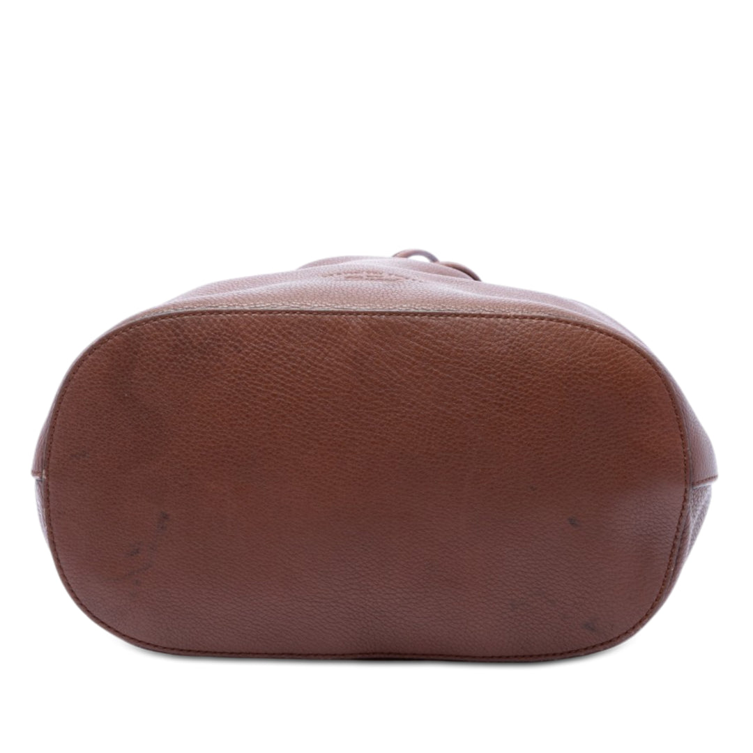 Gucci Lady Pompon Sac seau Cuir de veau