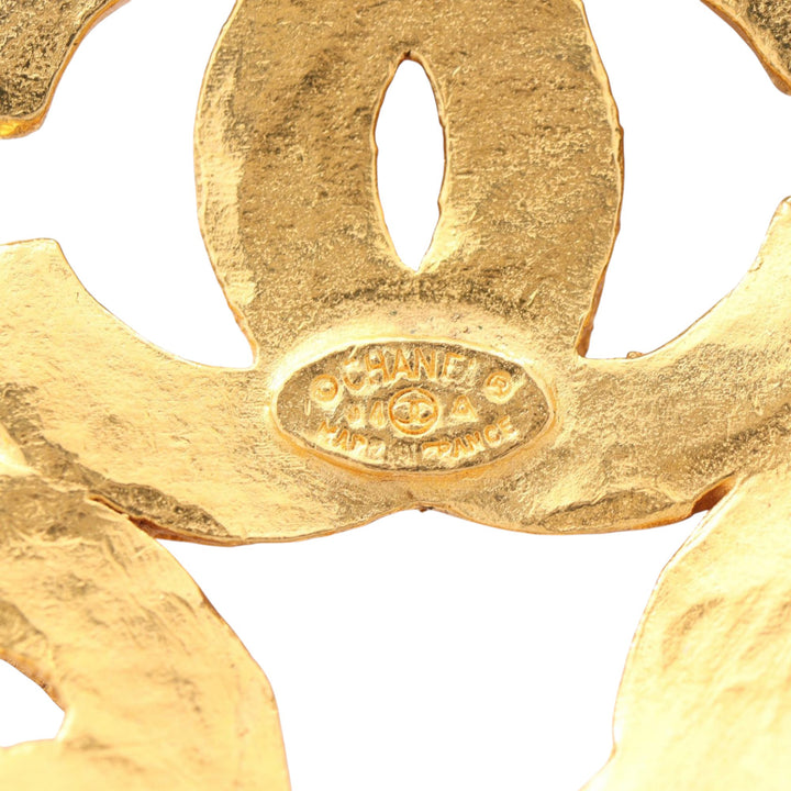 Chanel plaqué Triple CC Pendant Collier