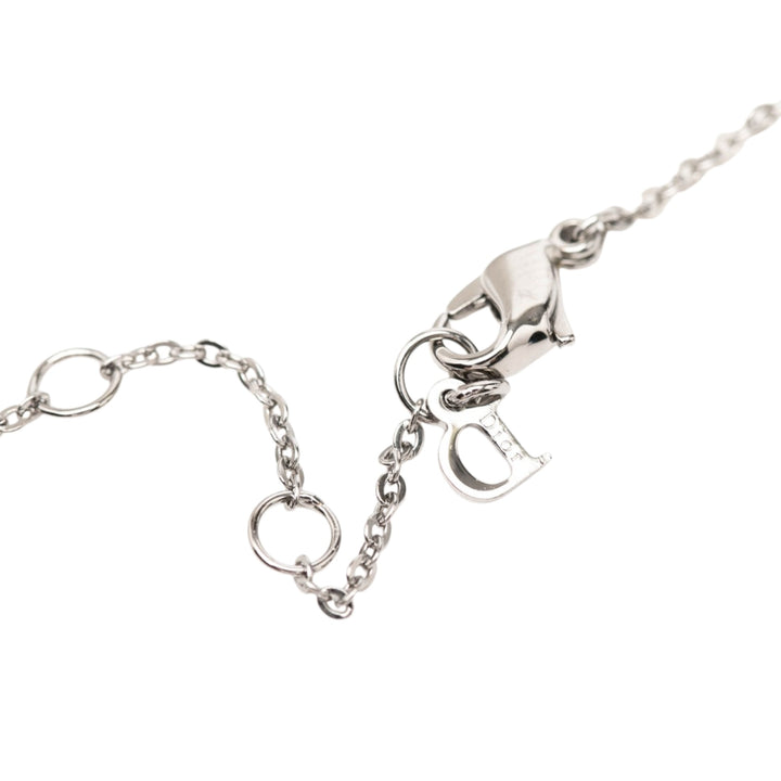 Brass Heart Logo Pendant Collier Argenté